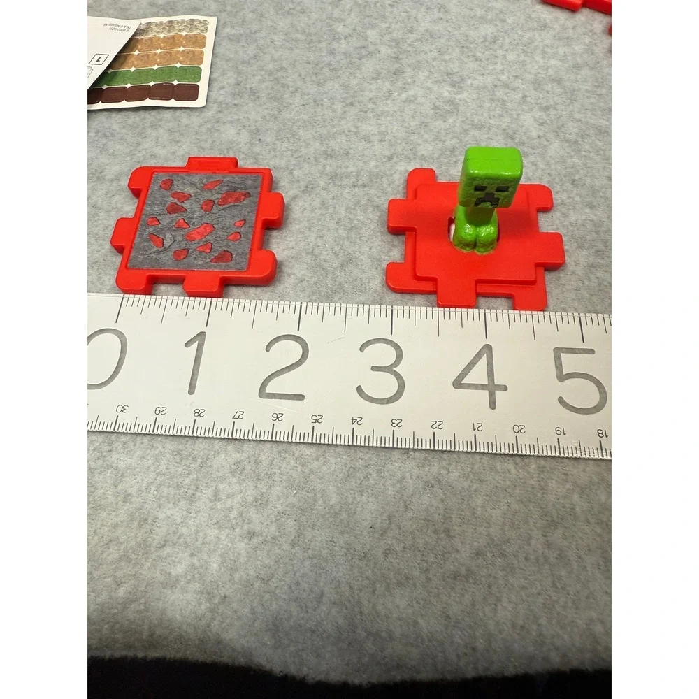 Minecraft McDonald's 2025 Happy Meal Toys Build Tiles Figures Lot‎ Set 63 Pieces